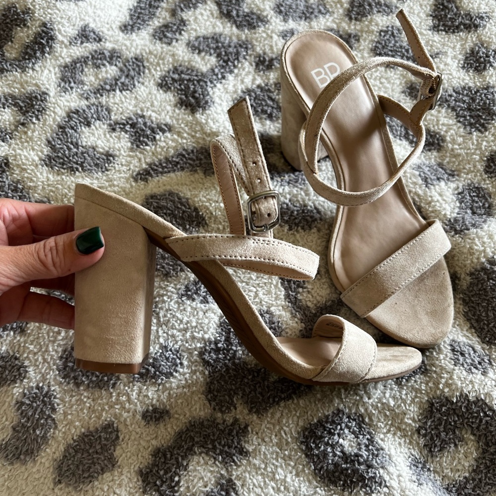 BP lula block heel WORN ONCE